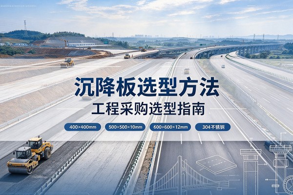 靖宇沉降板选择方法