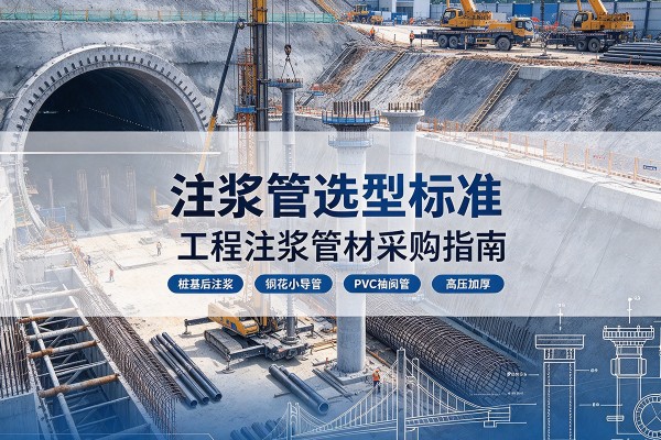 靖宇注浆管选型标准