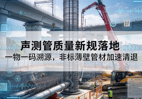 靖宇声测管质量新规落地，一物一码溯源，非标薄壁管材加速清退