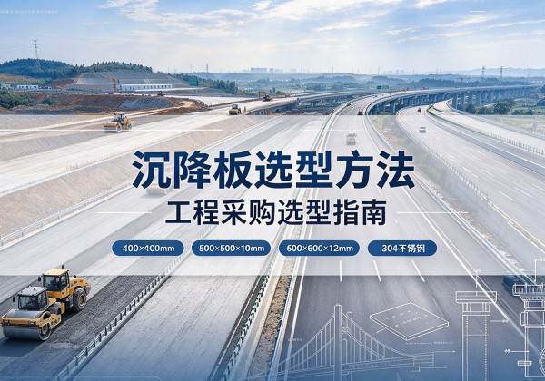 靖宇沉降板选择方法